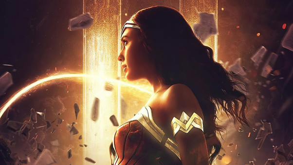 Wonder Woman Looking Away 4k Wallpaper