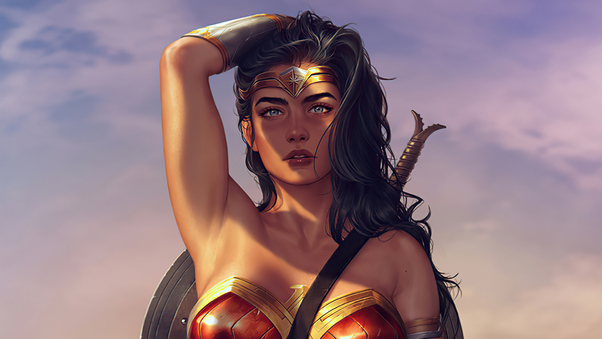 Wonder Woman Majestic Look 4k Wallpaper