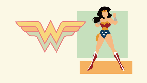 Wonder Woman Minimal 10k Wallpaper