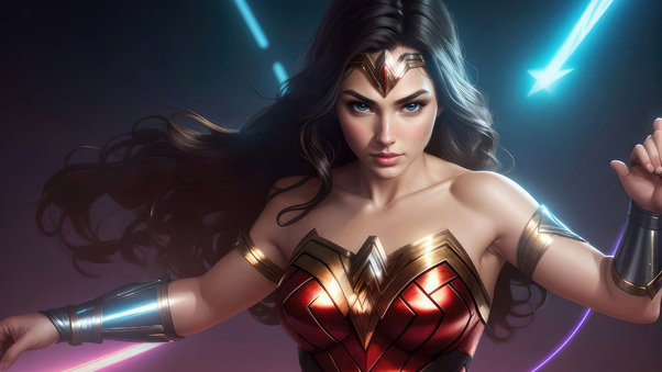 Wonder Woman Mythic Power Wallpaper