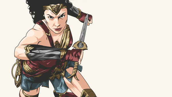 Wonder Woman New Artwork 4k Wallpaper