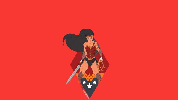 Wonder Woman Poly 4k Wallpaper