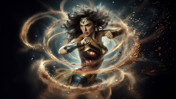 Wonder Woman Radiant Glory Wallpaper