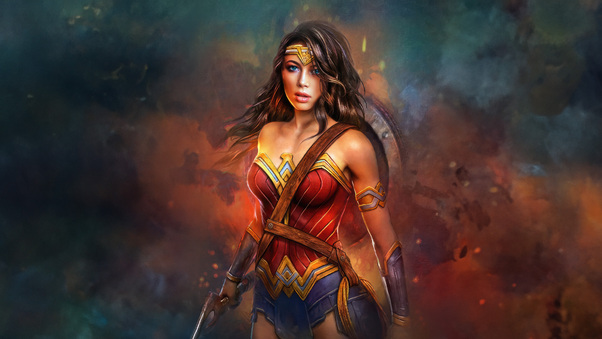 Wonder Woman Regal Presence Wallpaper