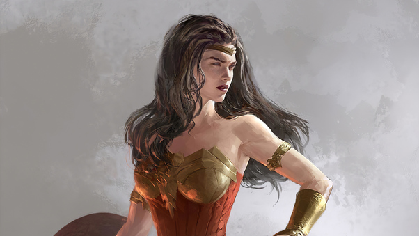 Wonder Woman Side Wallpaper