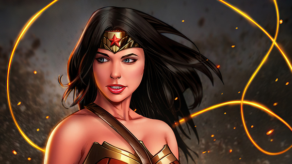 Wonder Woman Superheroine Wallpaper