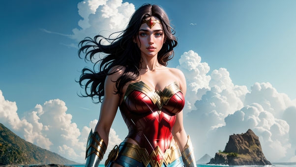 Wonder Woman The Amazonian Heroine Wallpaper