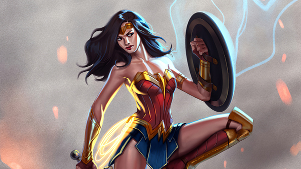 Wonder Woman Up Wallpaper