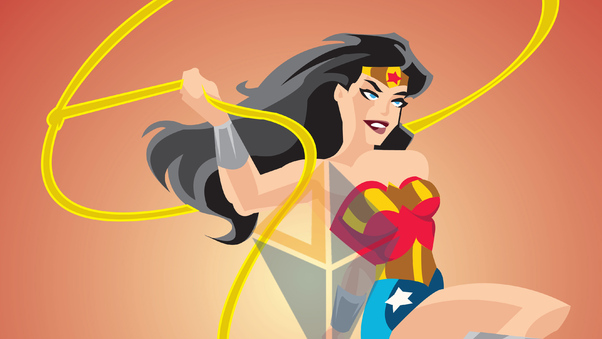 Wonder Woman Vector Art 4k Wallpaper