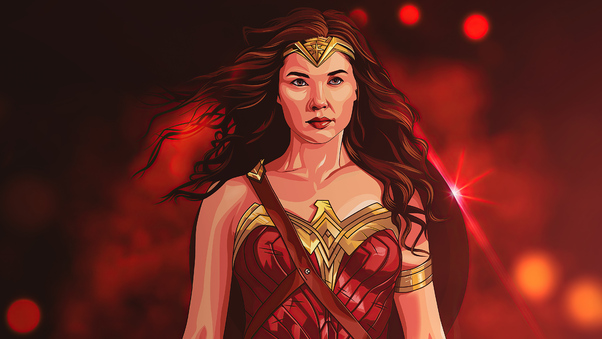 Wonder Woman Walking 4k Wallpaper