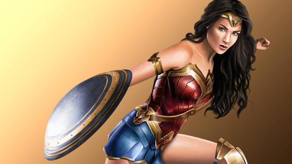 Wonder Woman Warrior Artworks Wallpaper