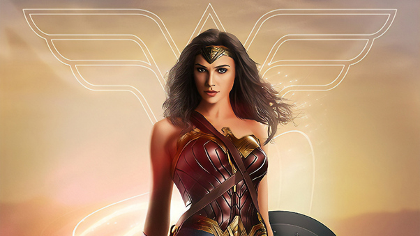 Wonder WomanArt Wallpaper