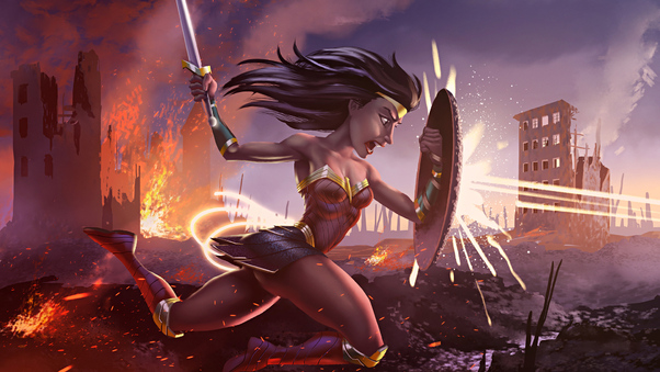 Wonder WomanArtwork Wallpaper