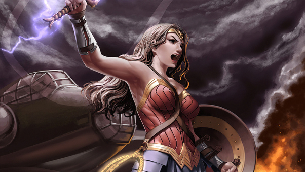 Wonder Womannewart Wallpaper