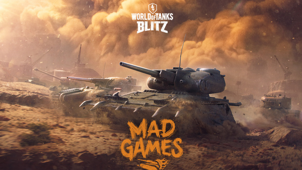 World Of Tanks Blitz Mad Games 2018 5k Wallpaper