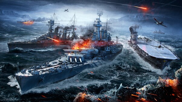 World Of Warships 4k Wallpaper
