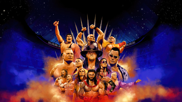 Wwe 2k24 Forty Years Of Wrestlemania Wallpaper