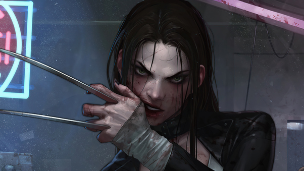 X23 Wolverine With Claws Wallpaper