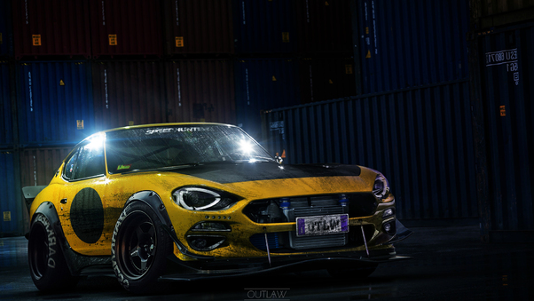 Yellow Cool Sport Car Wallpaper