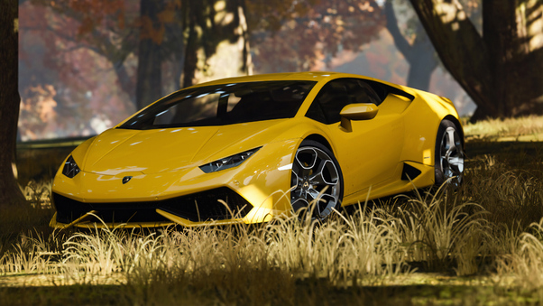 Yellow Lamborghini 4k New Wallpaper
