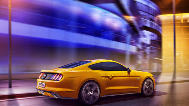 Yellow Mustang 5k 2019 Wallpaper