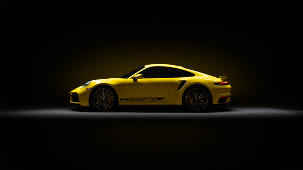 Yellow Porsche 911 Wallpaper