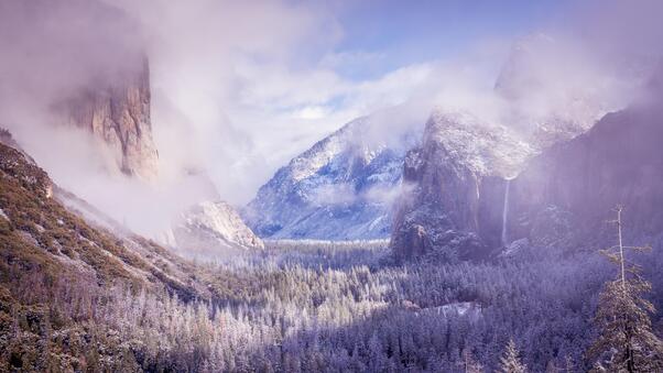 Yosemite After A Winter Storm 5k Wallpaper
