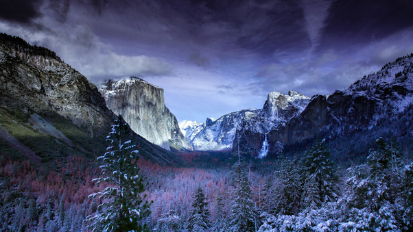 Yosemite Tunnel Tuolumne Meadows United States Wallpaper