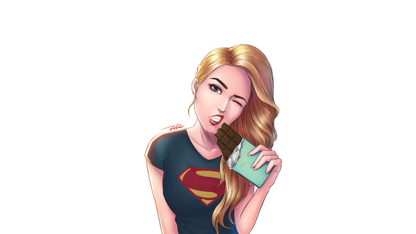 Young Supergirl Wallpaper