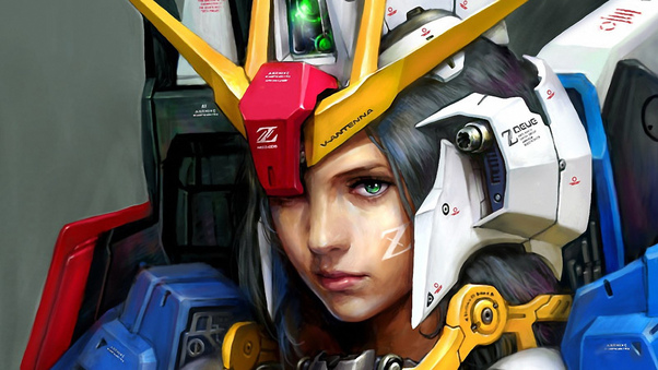 Z Gundam Girl Wallpaper