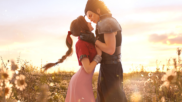 Zack Fair And Aerith Cosplay 4k Wallpaper