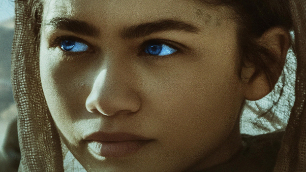 Zendaya As Chani In Dune Movie Wallpaper