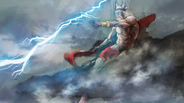 Zeus The King Of The God Wallpaper