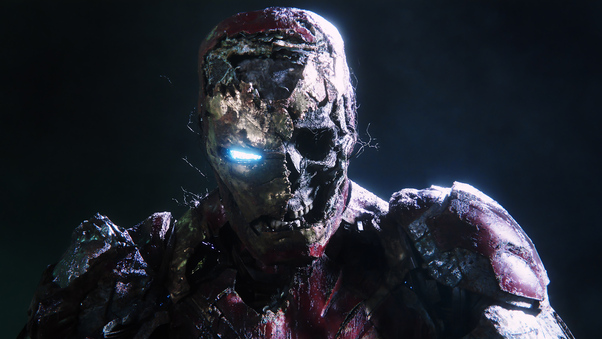 Zombie Iron Man In Spiderman Far From Home Wallpaper