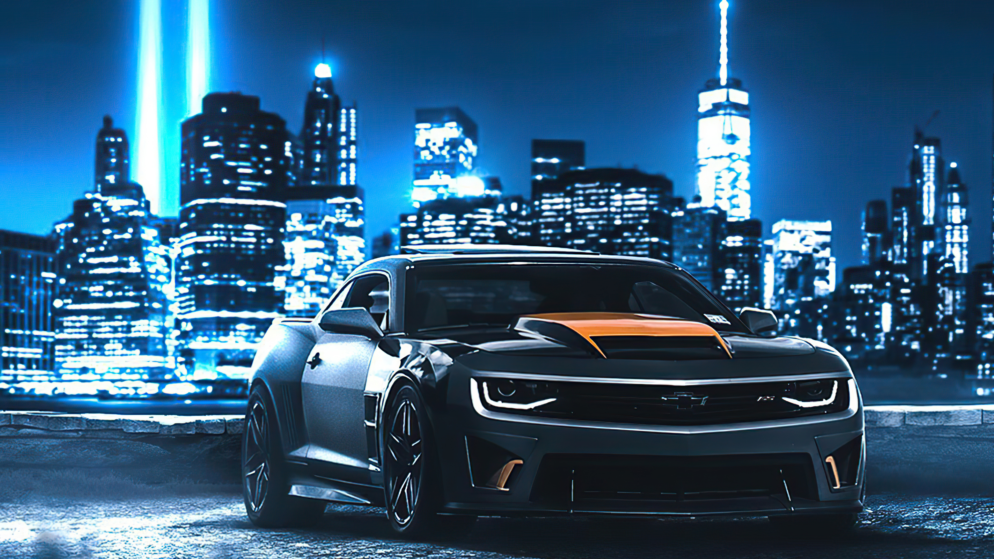 Camaro In Neon City 4k, HD Cars, 4k Wallpapers, Images, Backgrounds, Photos  and Pictures