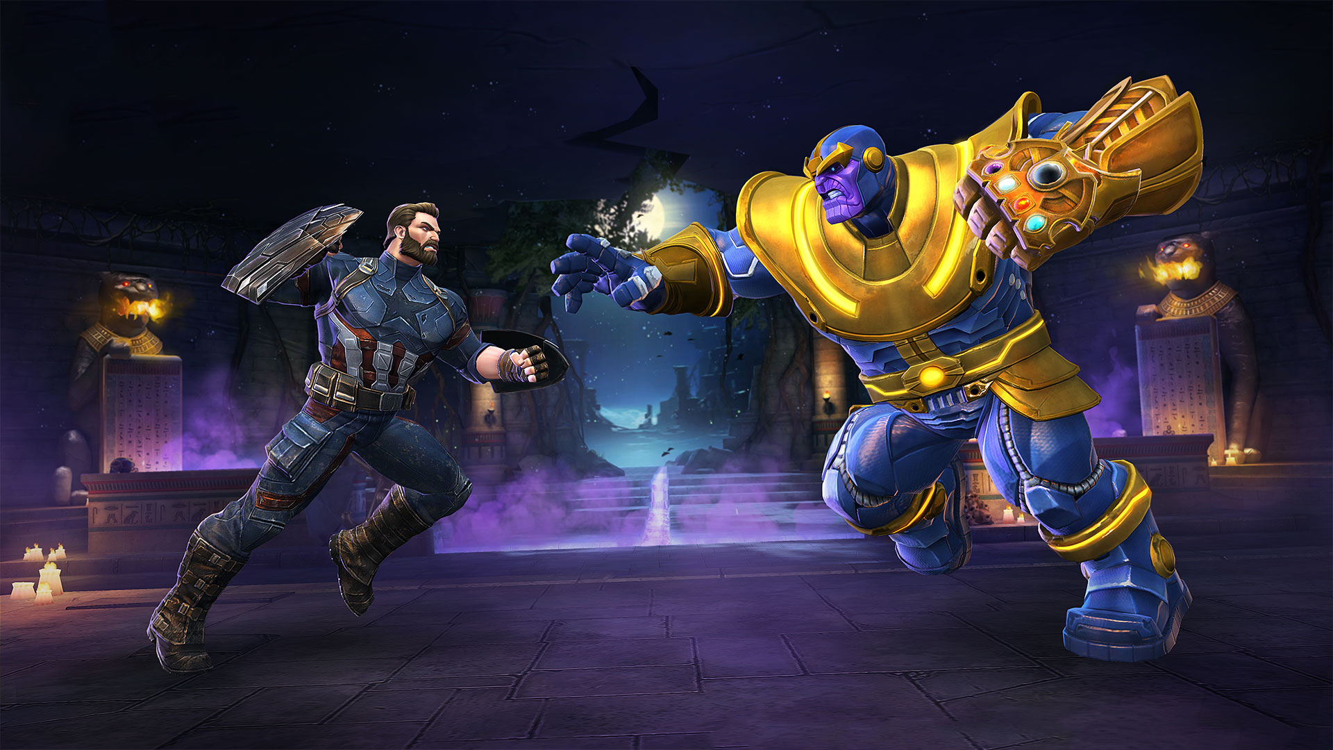Captain America And Thanos In Marvel Contest Of Champions, HD Games, 4k  Wallpapers, Images, Backgrounds, Photos and Pictures