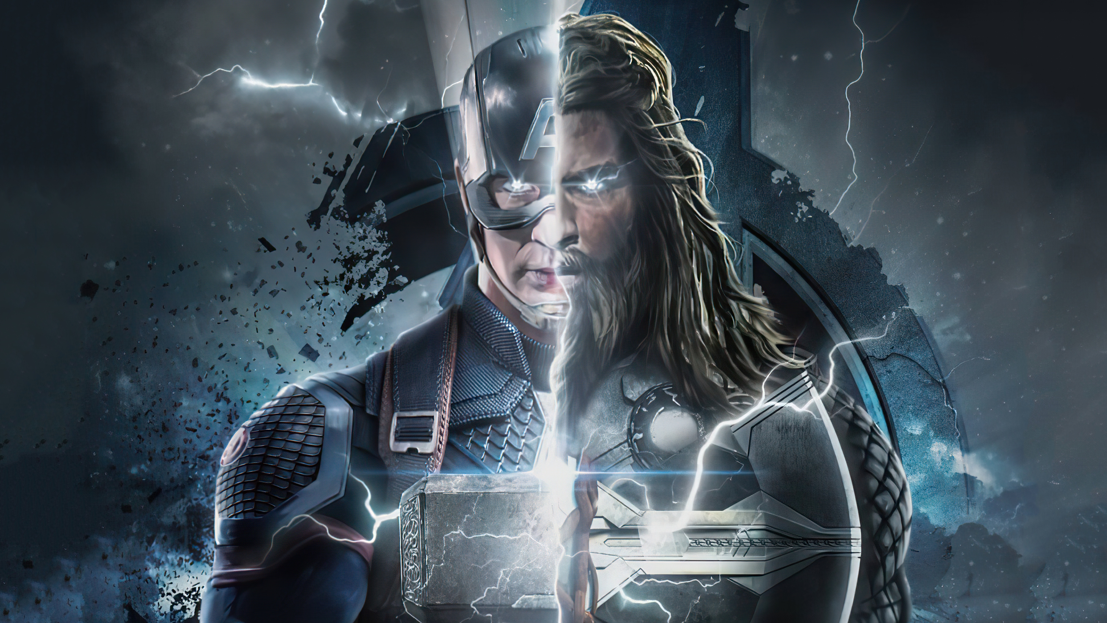 Captain America Thor 4k, HD Superheroes, 4k Wallpapers, Images,  Backgrounds, Photos and Pictures