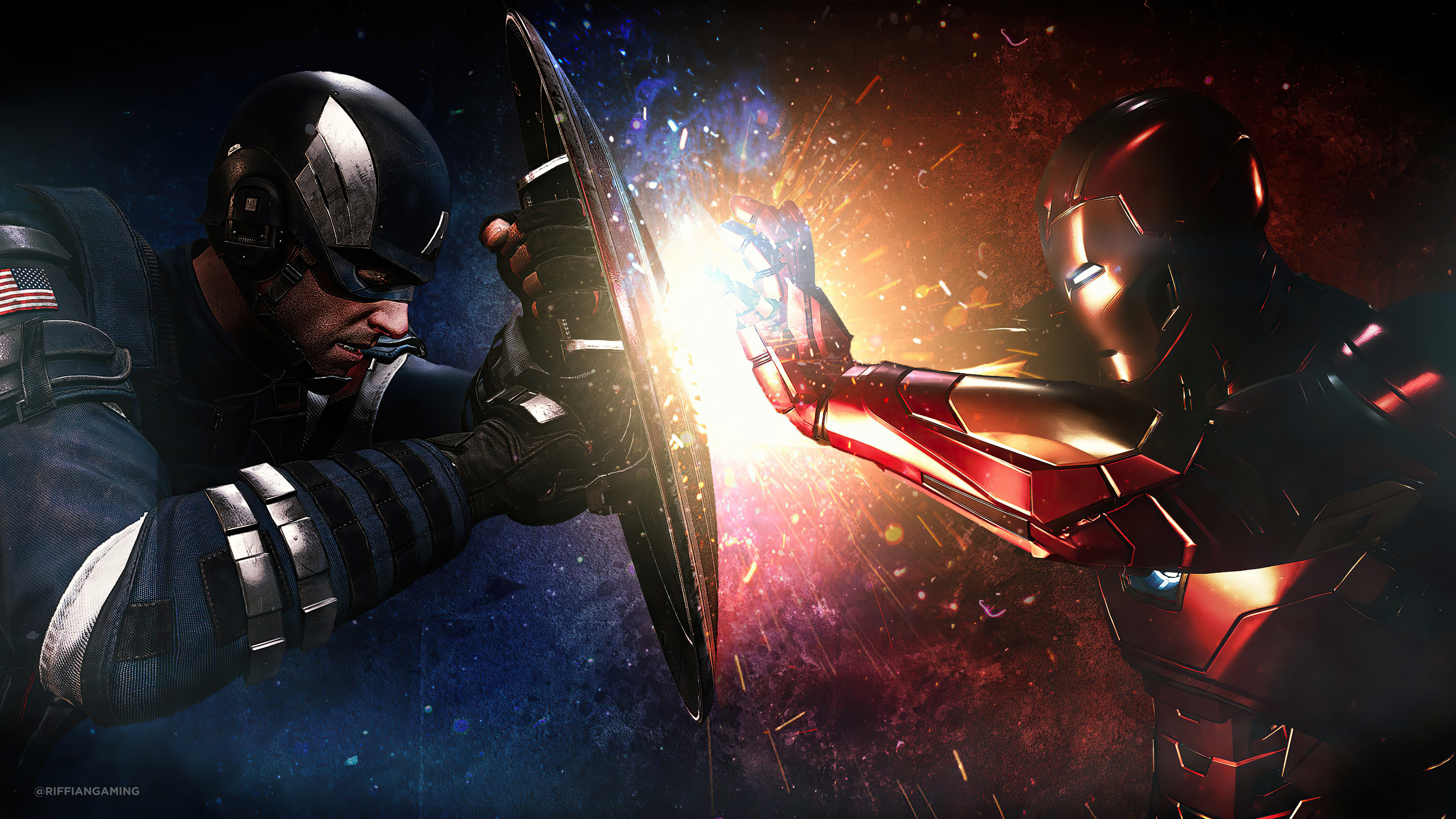 Captain America Vs Iron Man Fight 4k, HD Games, 4k Wallpapers, Images,  Backgrounds, Photos and Pictures