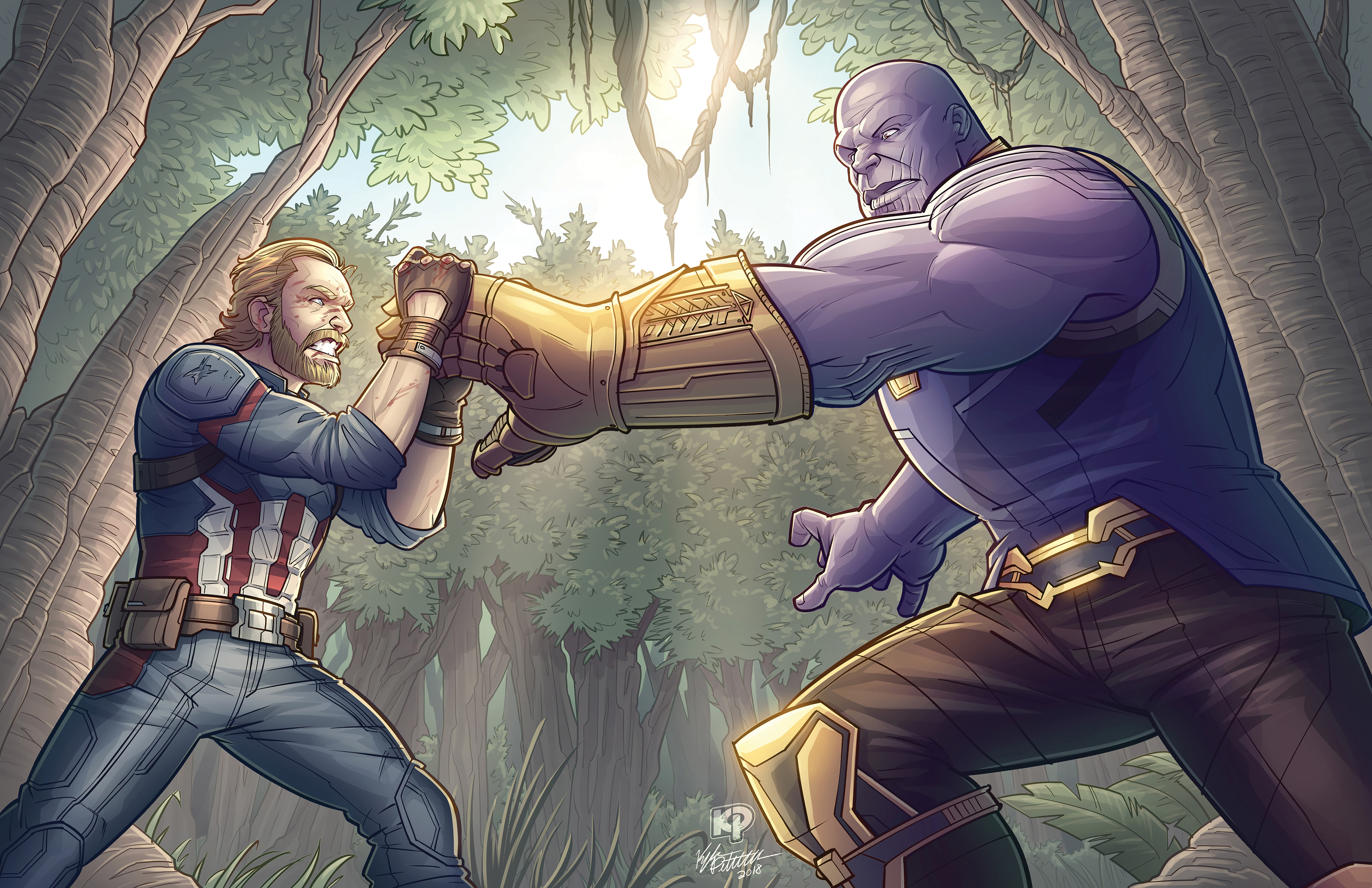 Captain America Vs Thanos 2020 4k, HD Superheroes, 4k Wallpapers, Images,  Backgrounds, Photos and Pictures