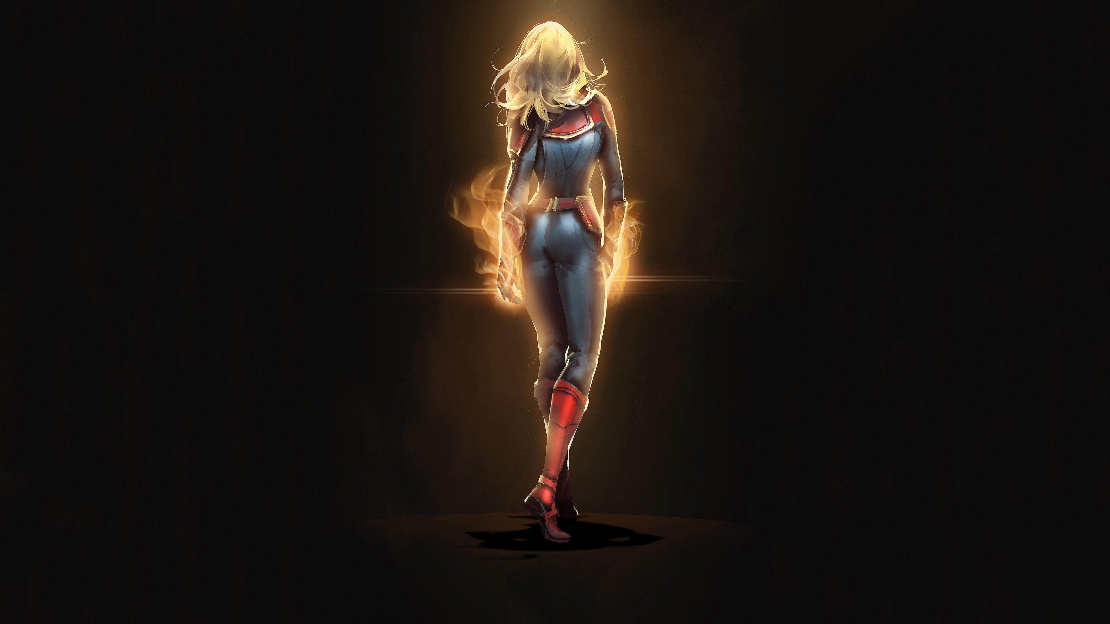 Captain Marvel 4k Walking, HD Superheroes, 4k Wallpapers, Images,  Backgrounds, Photos and Pictures
