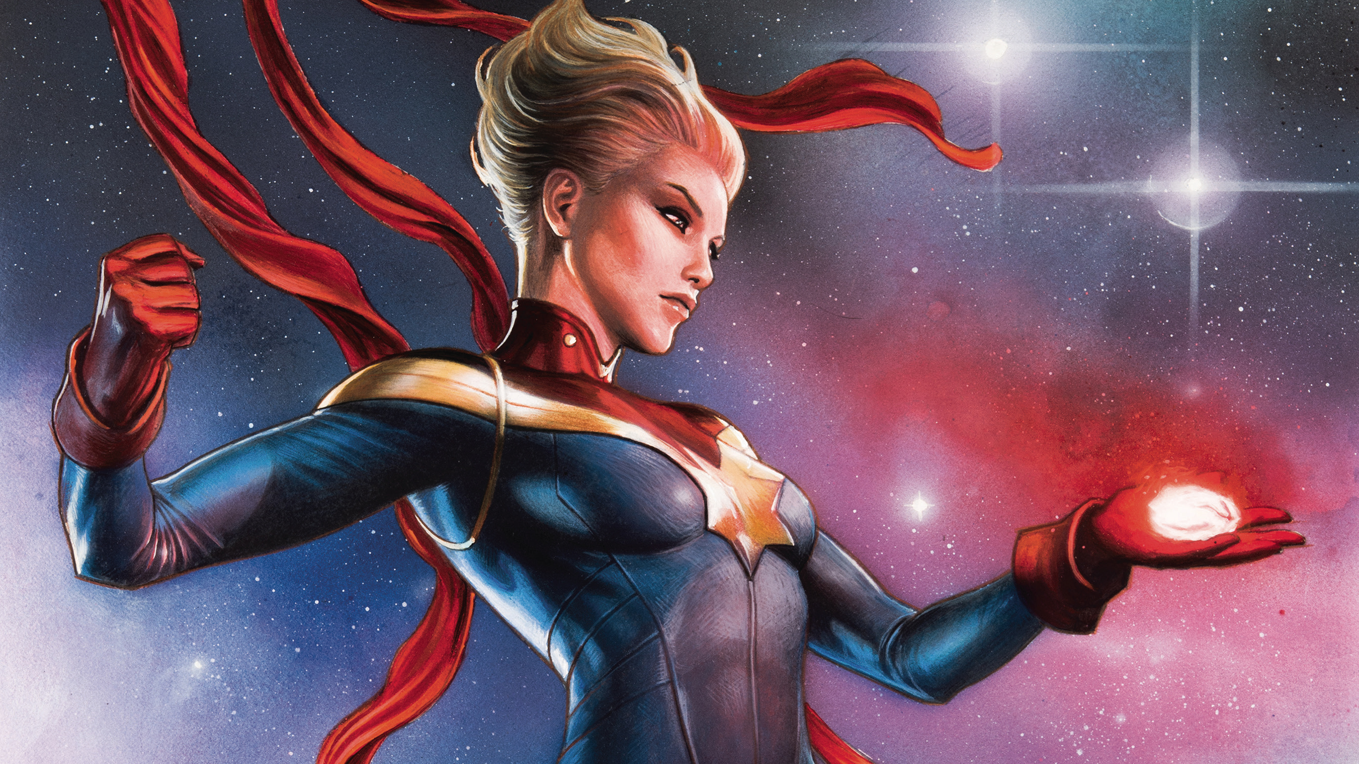 Captain Marvel Comic Book Art, HD Superheroes, 4k Wallpapers, Images,  Backgrounds, Photos and Pictures