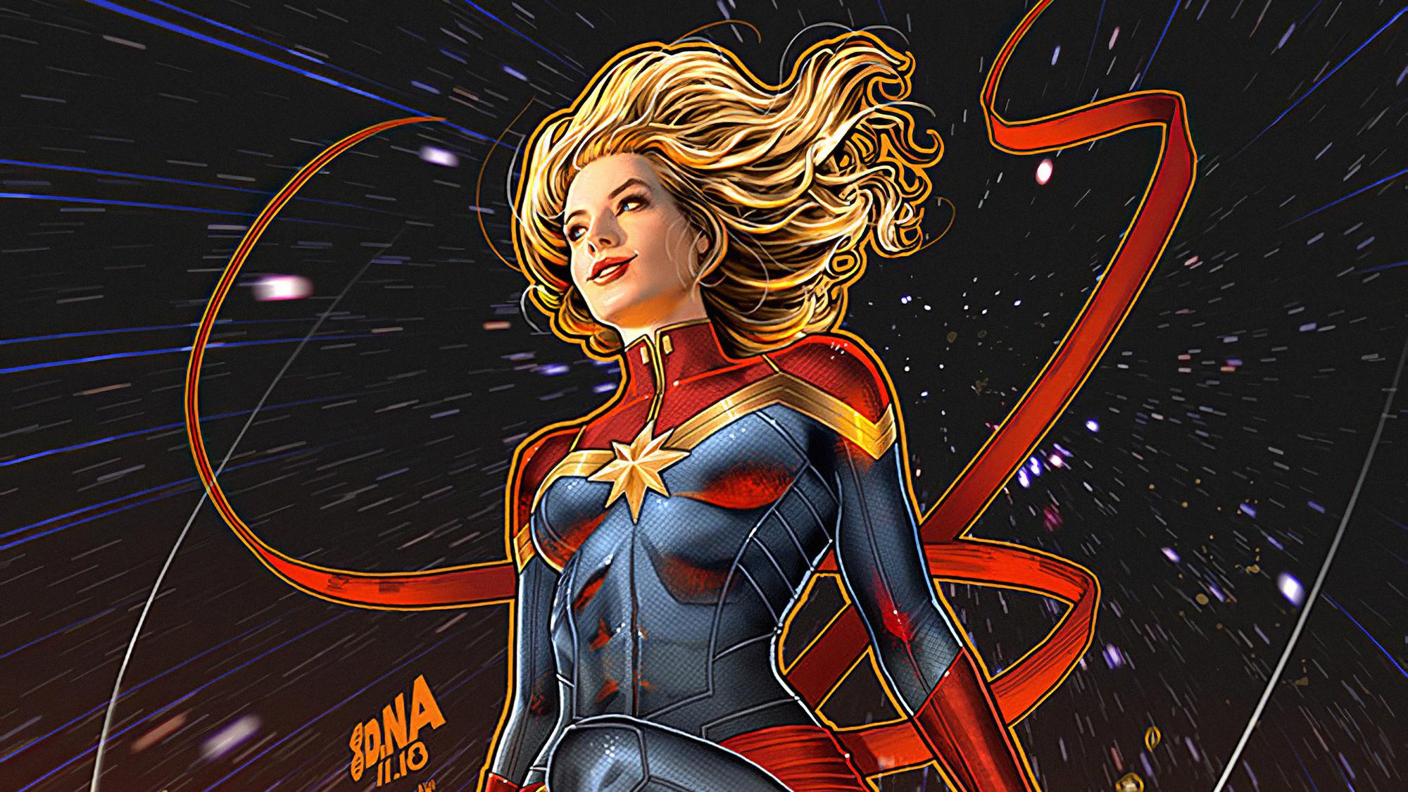 Captain Marvel No1, HD Superheroes, 4k Wallpapers, Images, Backgrounds