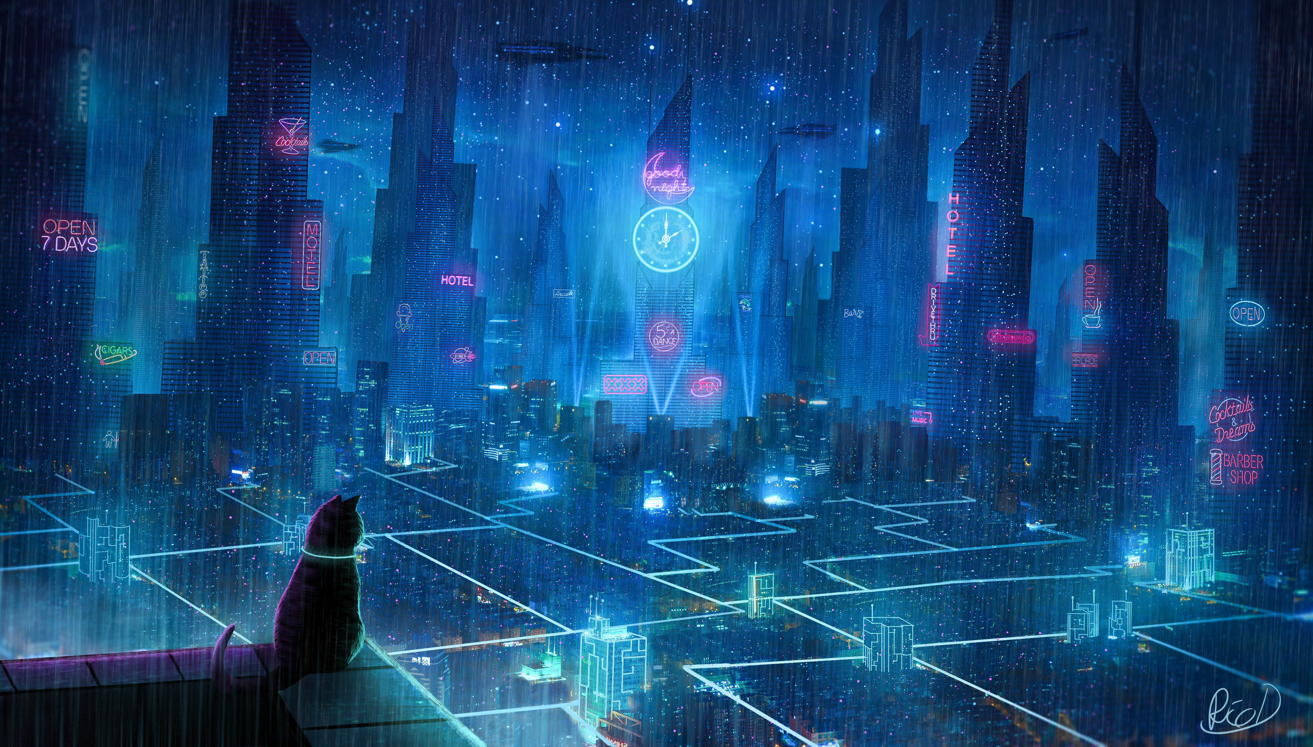 Cyberpunk City: Khát khao được đắm mình trong thế giới tương lai đầy cảm hứng của Cyberpunk City là điều dễ hiểu. Những hình ảnh đầy màu sắc và hoành tráng đưa ta đến một thế giới thần thoại đầy bất ngờ. Hãy cùng chiêm ngưỡng những tòa nhà siêu cao và những tên cướp đầy mạo hiểm trong đó.