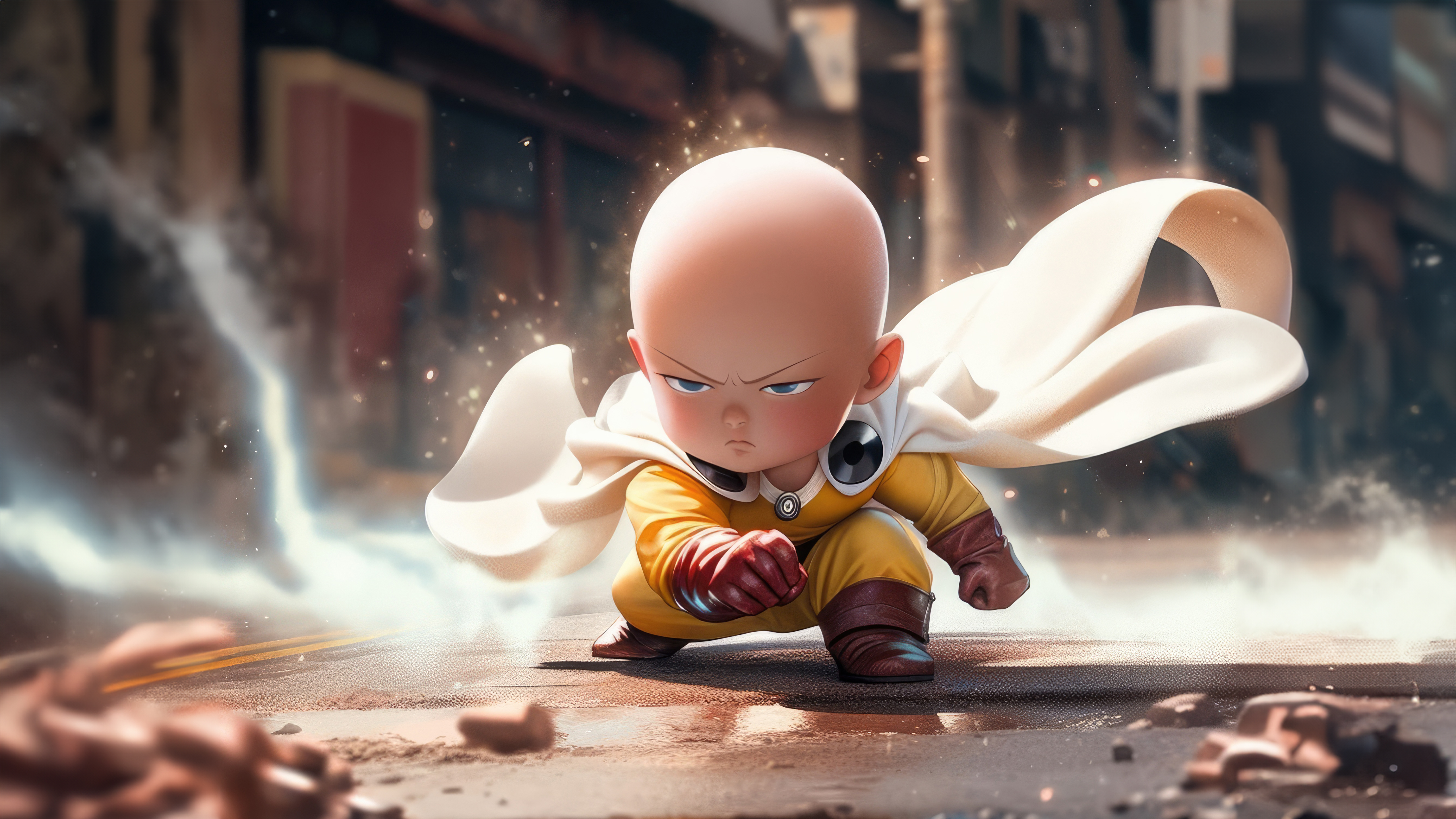 Saitama Wallpaper 4K, 8K, One Punch Man, 5K