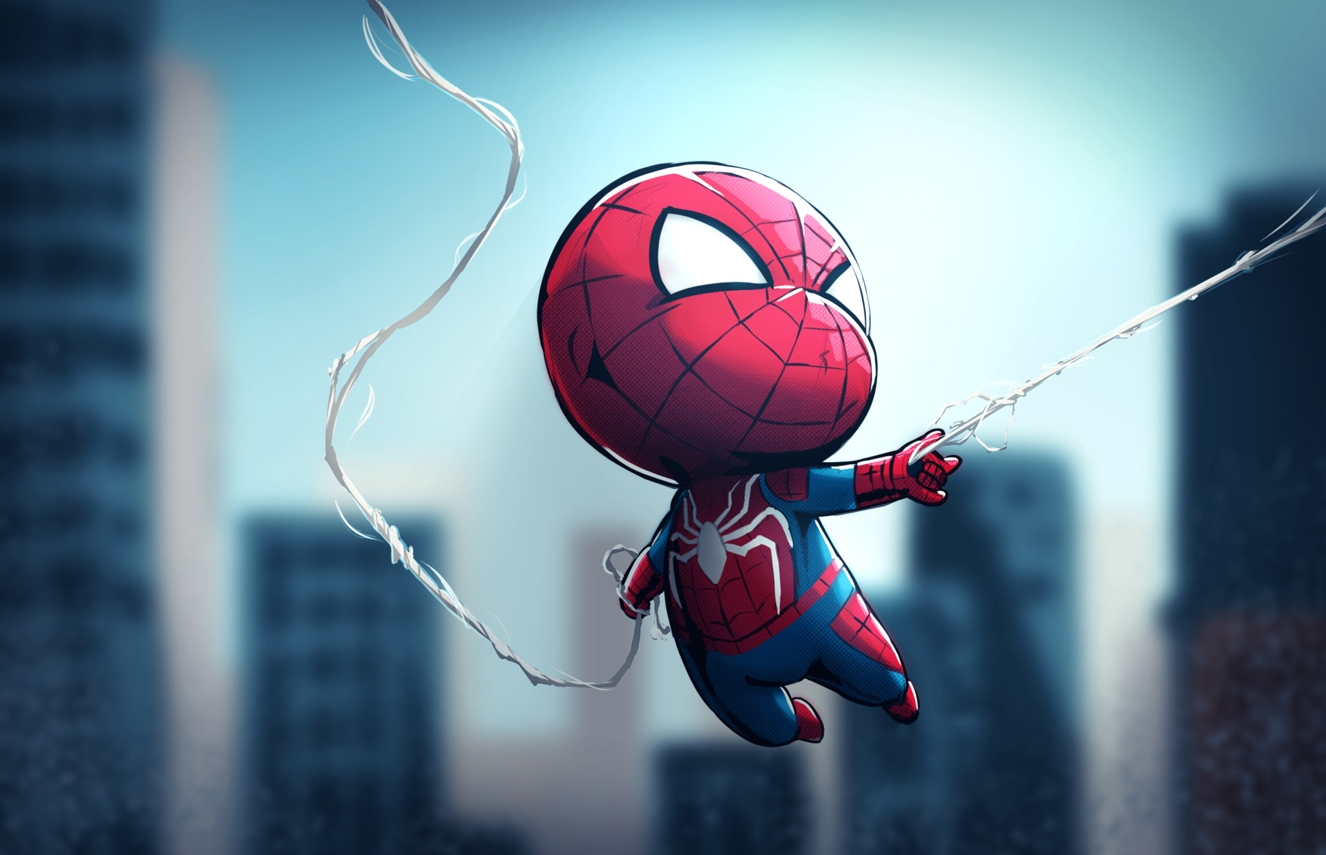 1600x900 Chibi Spiderman 1600x900 Resolution HD 4k Wallpapers, Images,  Backgrounds, Photos and Pictures
