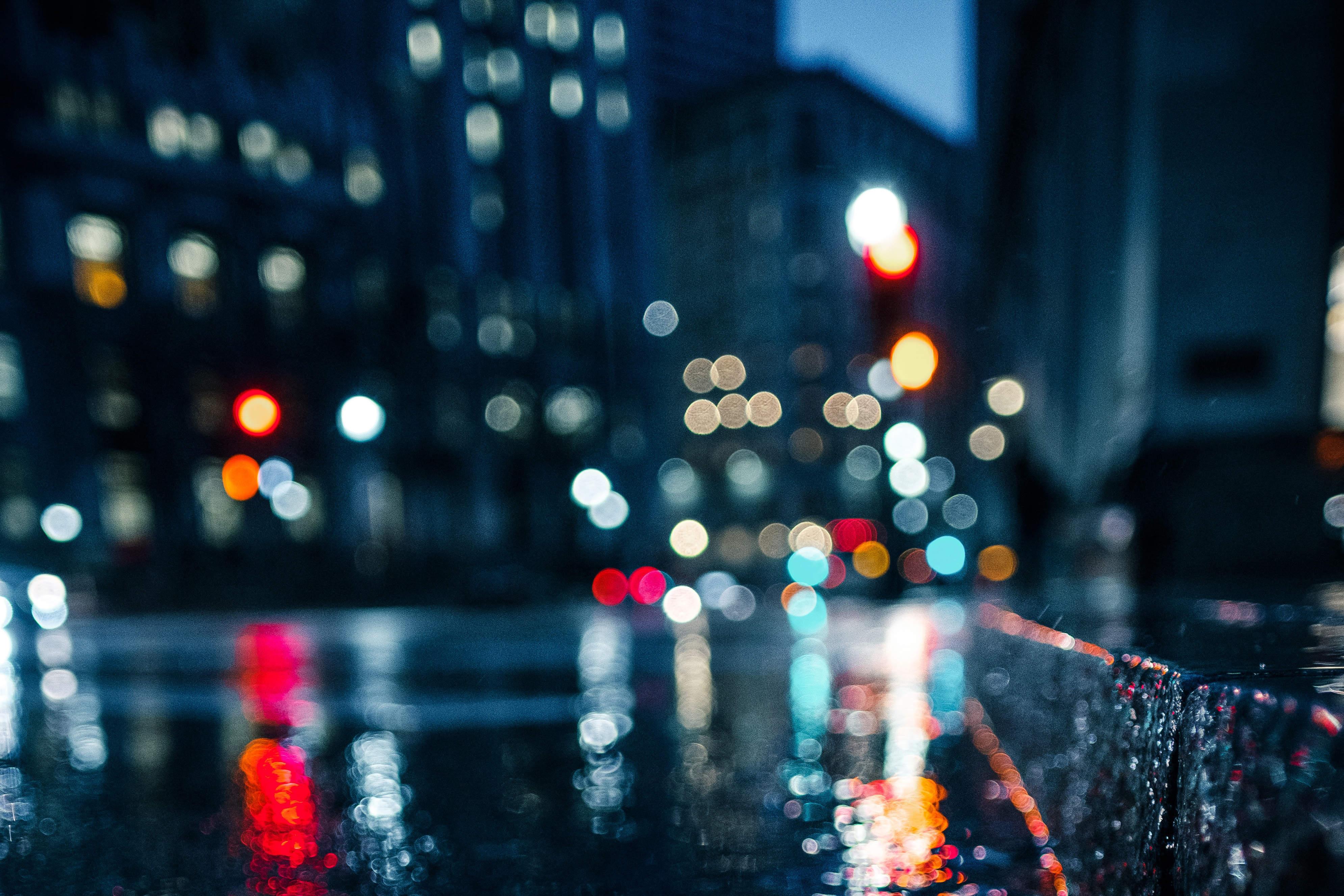 1366x768 City Rain Blur Bokeh Effect 1366x768 Resolution HD 4k Wallpapers,  Images, Backgrounds, Photos and Pictures