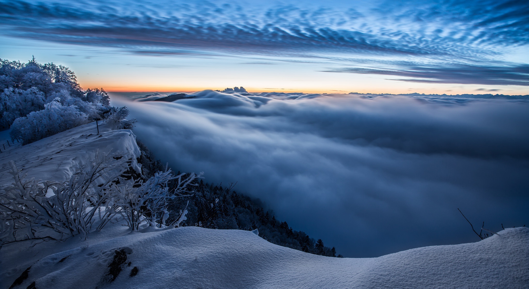 Winter Sky Background