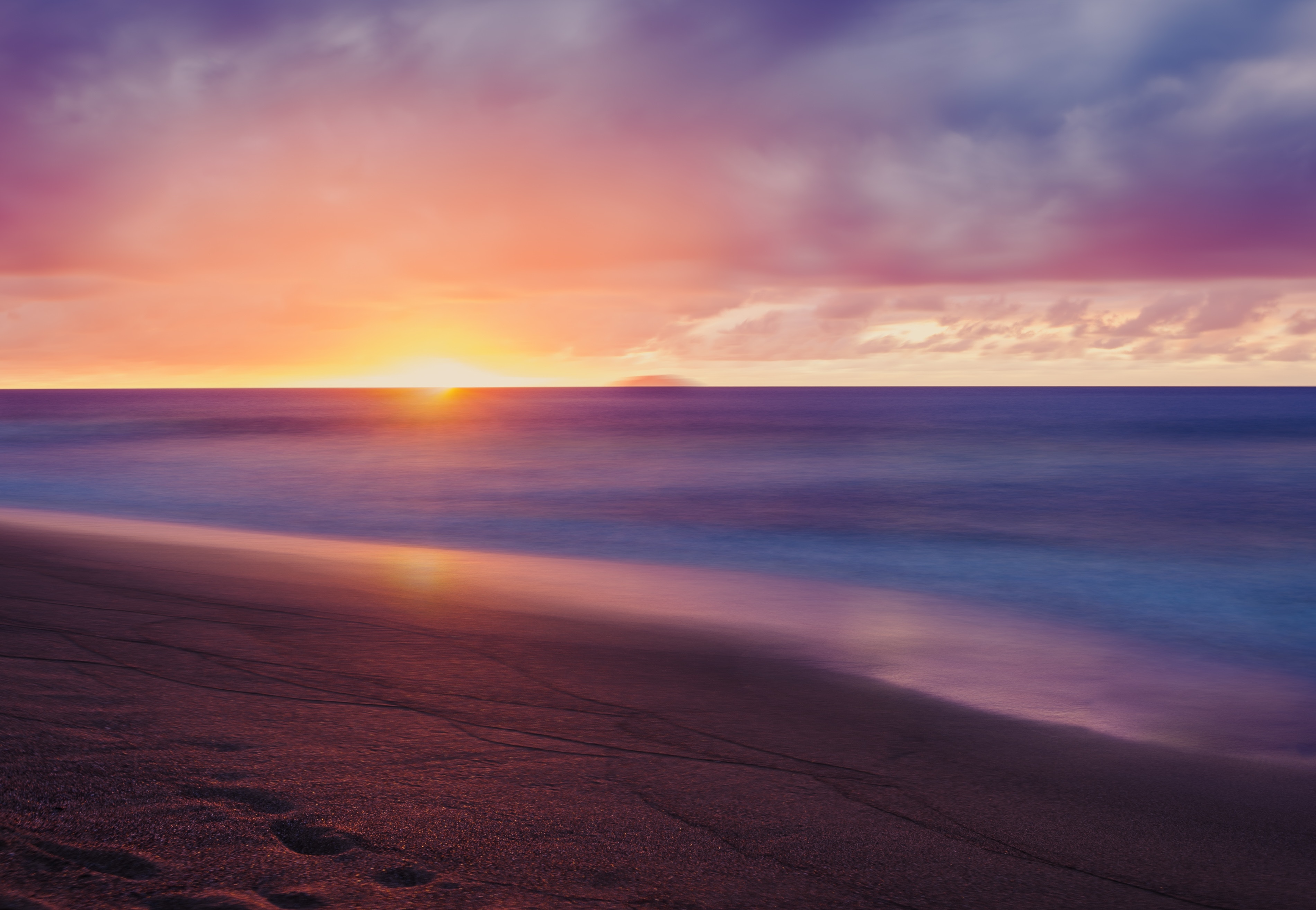 Colorful Sunset Beach 4k Hd Nature 4k Wallpapers Images