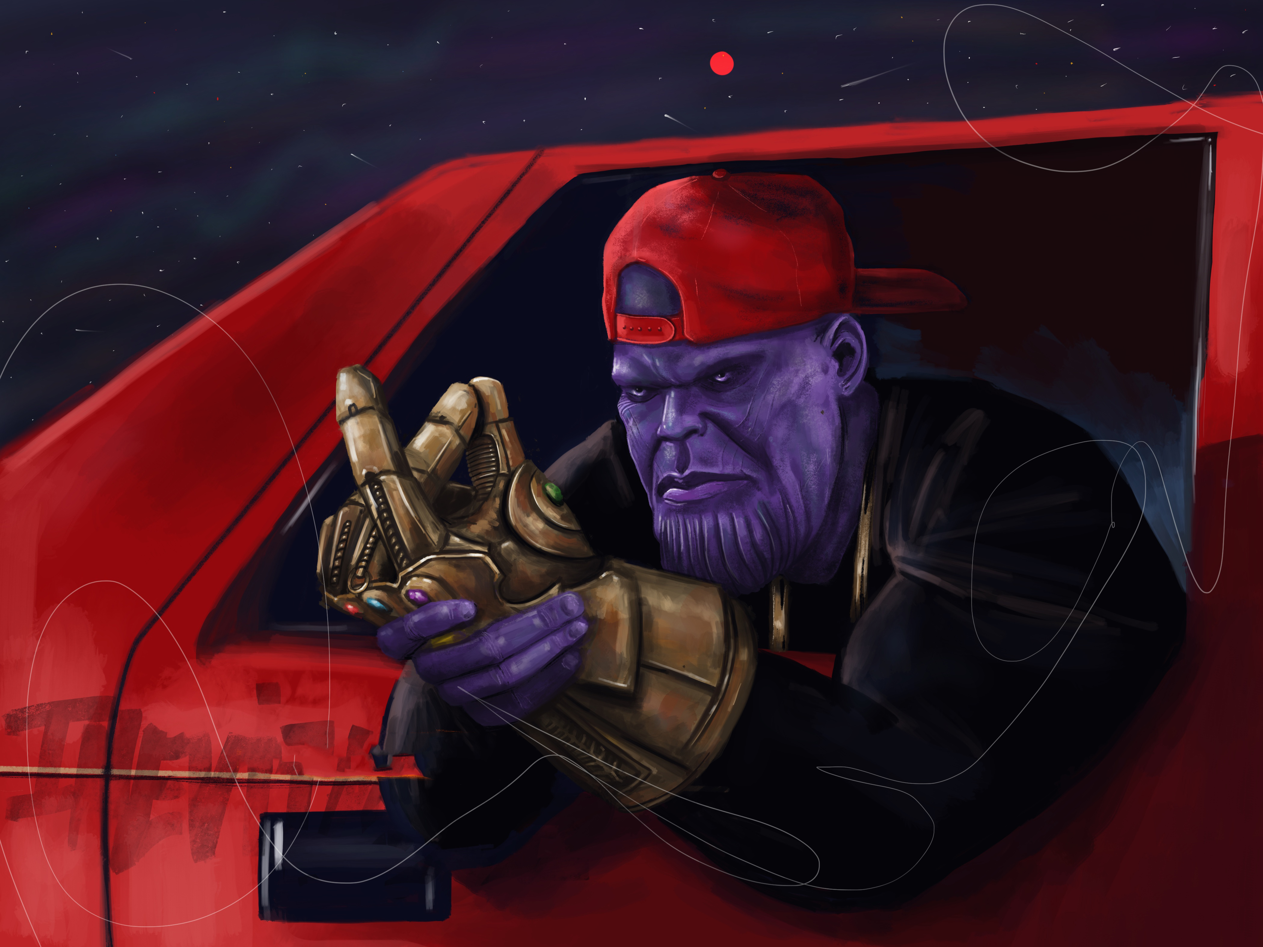 Cool Guy Thanos, HD Superheroes, 4k Wallpapers, Images ...