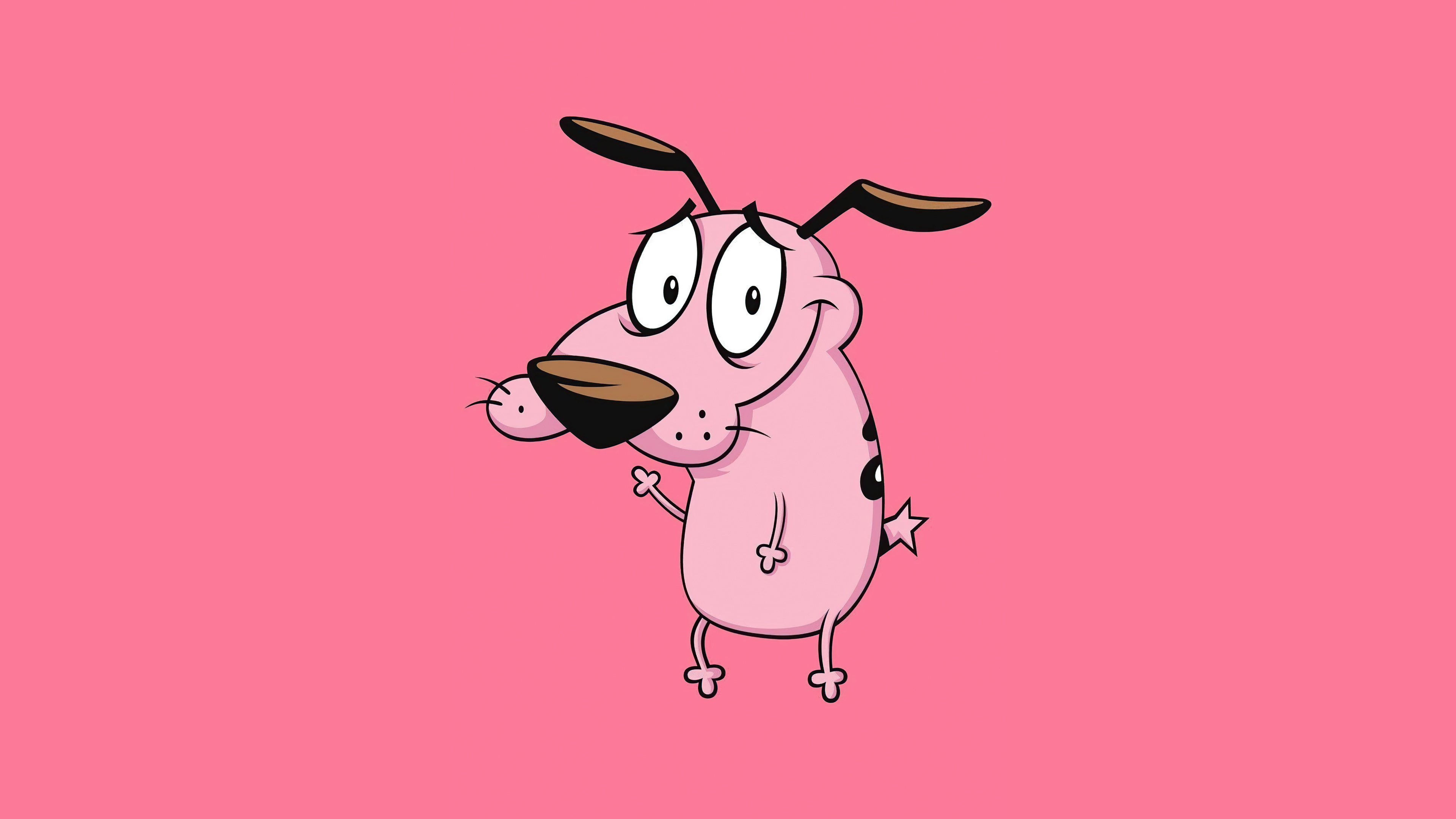 Courage The Cowardly Dog Minimal 4k, HD Cartoons, 4k Wallpapers, Images,  Backgrounds, Photos and Pictures